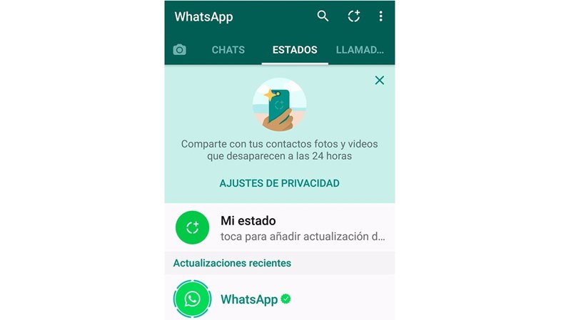 WhatsApp estudia nueva forma para actualizar los "Estados" 